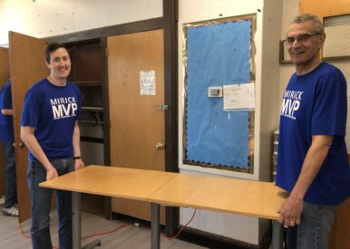 Mirick Gives Back volunteers at Boys & Girls Club of Metrowest